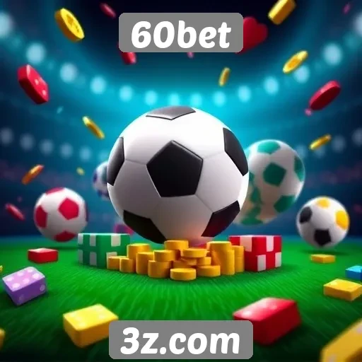 Variedade de jogos disponíveis na plataforma 60bet